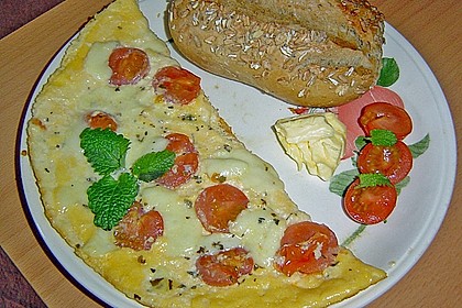 Tomaten-Omlett mit Mozzarella 1