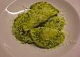 R&auml;ucherlachs - Tascherl mit Rucola - Pesto