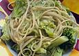 Brokkoli - Spaghetti mit Lachsschinken