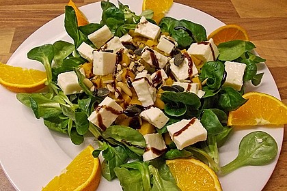 Feldsalat mit gebratenem K&uuml;rbis 6