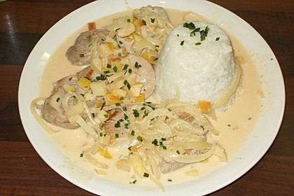 Schweinemedaillons mit Apfel-Meerrettich Sahnesauce 7