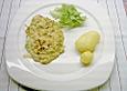 Seelachsfilet mit Lauch - Zwiebelkruste