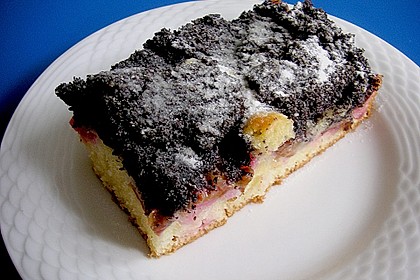 Zwetschkenkuchen mit Mohn 3