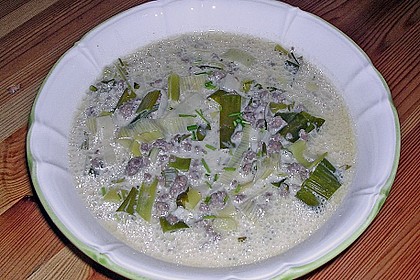 K&auml;se - Lauchsuppe
