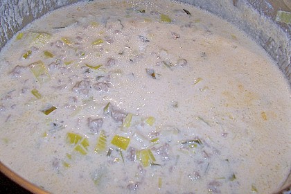K&auml;se - Lauchsuppe 1