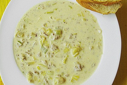 K&auml;se - Lauchsuppe 3