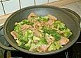 Schweinefilet mit Brokkoli in Austernsauce
