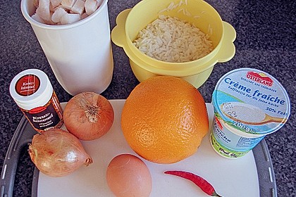 Reis - Fisch - Frikadelle