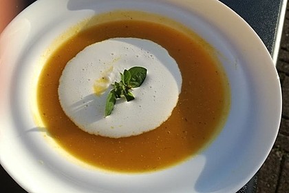 Fruchtige Kürbis - Mango - Suppe 3