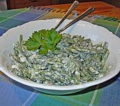 Gr&uuml;ner Sahne - Bohnen - Salat (Bild)