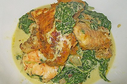 Tansanische Fischpfanne mit Spinat 2