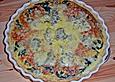 Vier - K&auml;se - Quiche mit Spinat