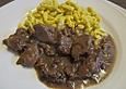 Hirsch mit Hagebuttensauce
