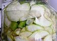 Eingelegte Zucchini s&uuml;&szlig; - sauer