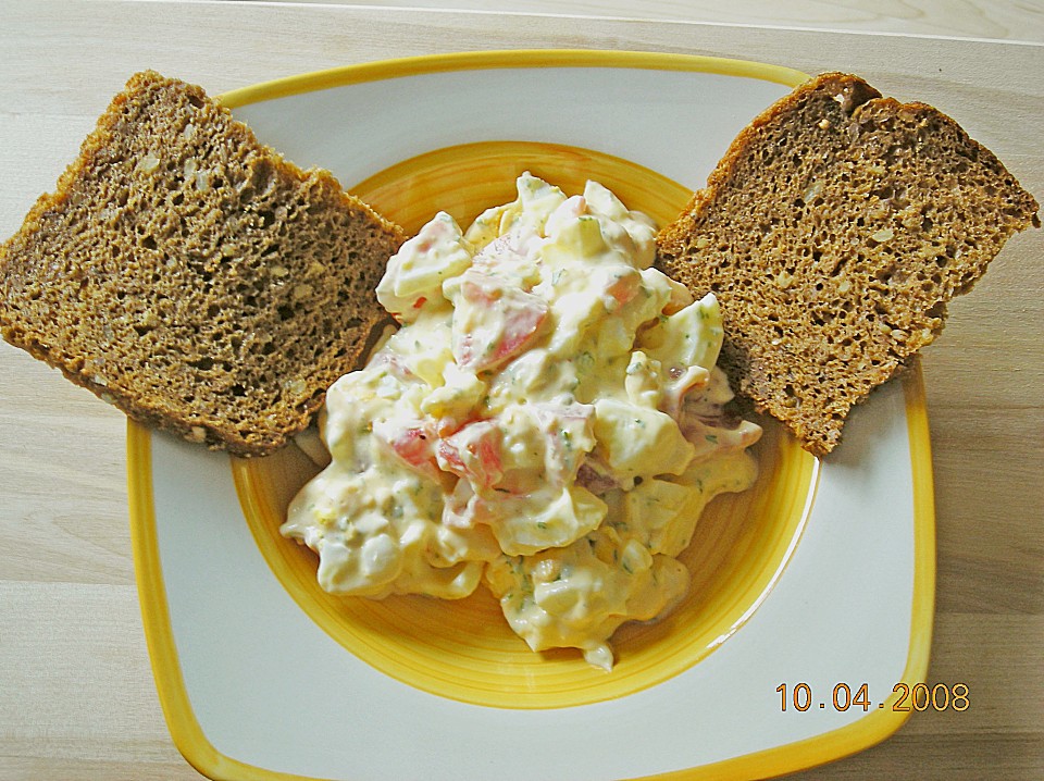 Eiersalat mit Tomaten (Rezept mit Bild) von StefanieN | Chefkoch.de