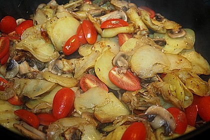 Champignon - Kartoffelpfanne 6