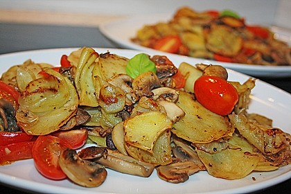 Champignon - Kartoffelpfanne 9