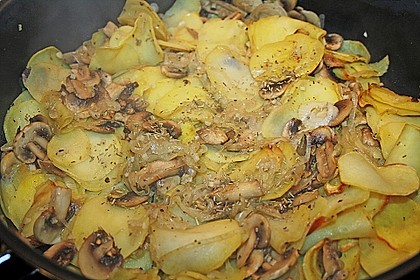Champignon - Kartoffelpfanne 10