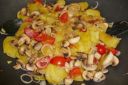 Champignon - Kartoffelpfanne 14