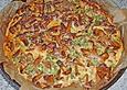 Pfifferlings - Quiche mit ger&auml;uchertem Lachs