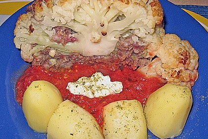 Gefüllter Blumenkohl 2