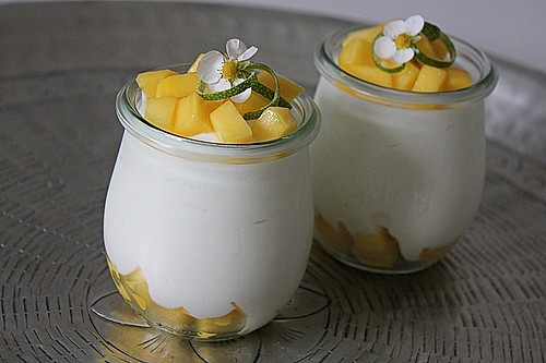 Limettencreme auf frischer Mango (Rezept mit Bild) | Chefkoch.de