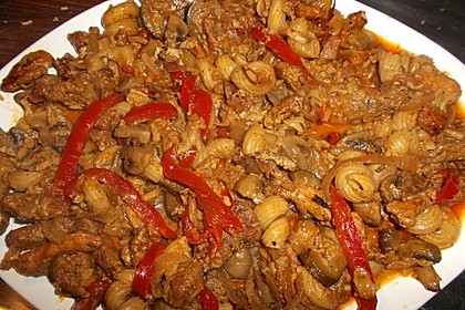 Rahm - Geschnetzeltes mit Pilzen