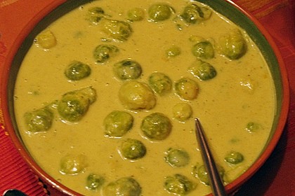 Rosenkohlsuppe mit Curry 2