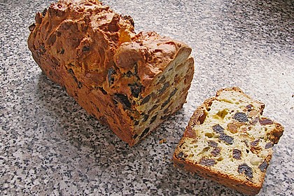 Früchtebrot aus Quark - Öl - Teig 5