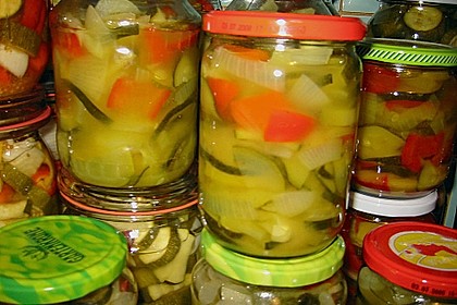 Eingelegte Zucchini 1