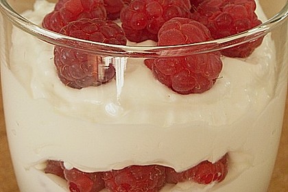 Himbeerquarkspeise auch f&uuml;r Diabetiker