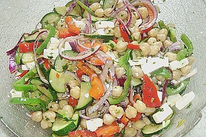Mediterraner Kichererbsensalat 6