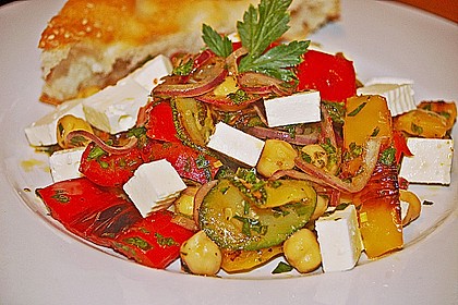 Mediterraner Kichererbsensalat 1