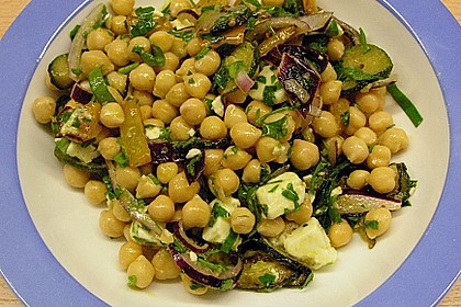 Mediterraner Kichererbsensalat 5