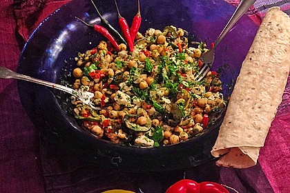 Mediterraner Kichererbsensalat 2