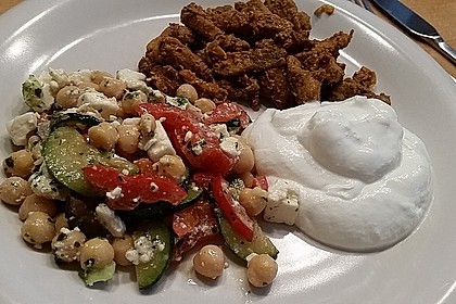 Mediterraner Kichererbsensalat 3