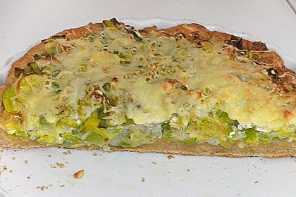 Lauchtorte auf Quark - &Ouml;lteig 2