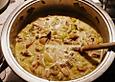 K&auml;selauchsuppe mit Champignons