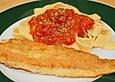 Tilapiafilet a la Milanese mit Maltagliati