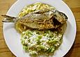 Koriander - Dorade mit Kermesbeeren - Risotto und S&uuml;&szlig;dolden - Fenchelgem&uuml;se