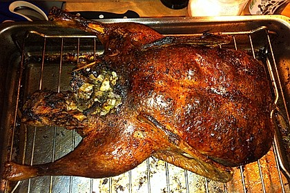 Ente mit Apfel - Orangen - F&uuml;llung 2