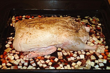 Ente mit Apfel - Orangen - F&uuml;llung 3