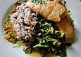 Lachsfilet mit Amaranth - Risotto