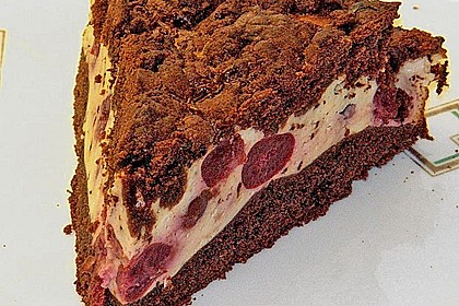 Michas Schoko - Streuselkuchen mit Quark - Kirschf&uuml;llung 2