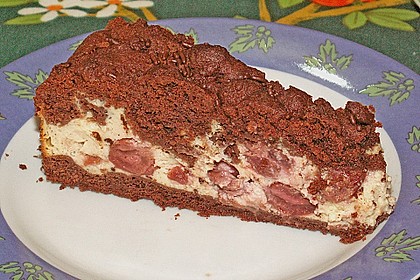 Michas Schoko - Streuselkuchen mit Quark - Kirschf&uuml;llung 7