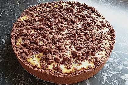 Michas Schoko - Streuselkuchen mit Quark - Kirschf&uuml;llung 18