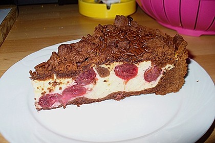 Michas Schoko - Streuselkuchen mit Quark - Kirschf&uuml;llung 19