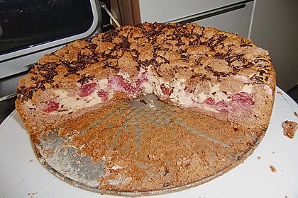 Michas Schoko - Streuselkuchen mit Quark - Kirschf&uuml;llung 26