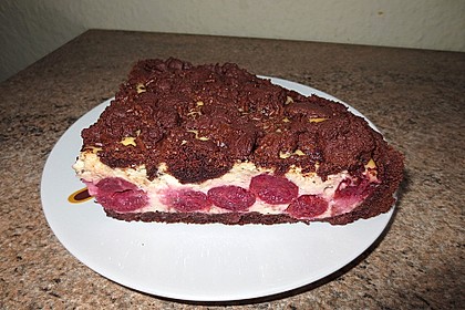 Michas Schoko - Streuselkuchen mit Quark - Kirschf&uuml;llung 31
