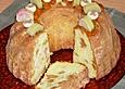 Rhabarber - Marzipan - Gugelhupf